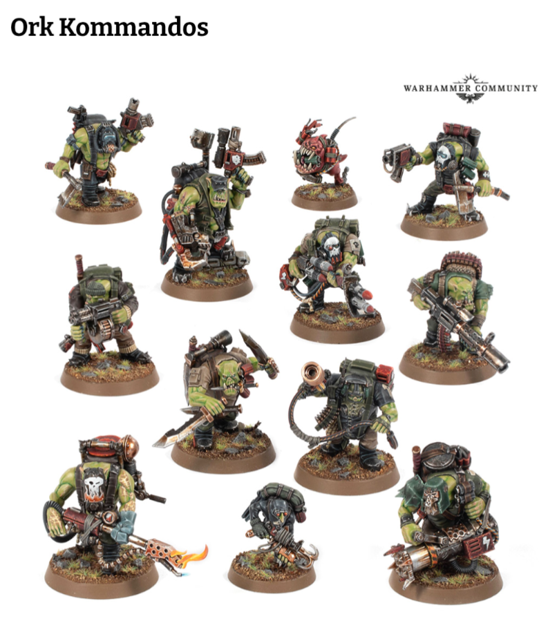 Pre-order request Ork Kommandos - Select Local Pick Up
