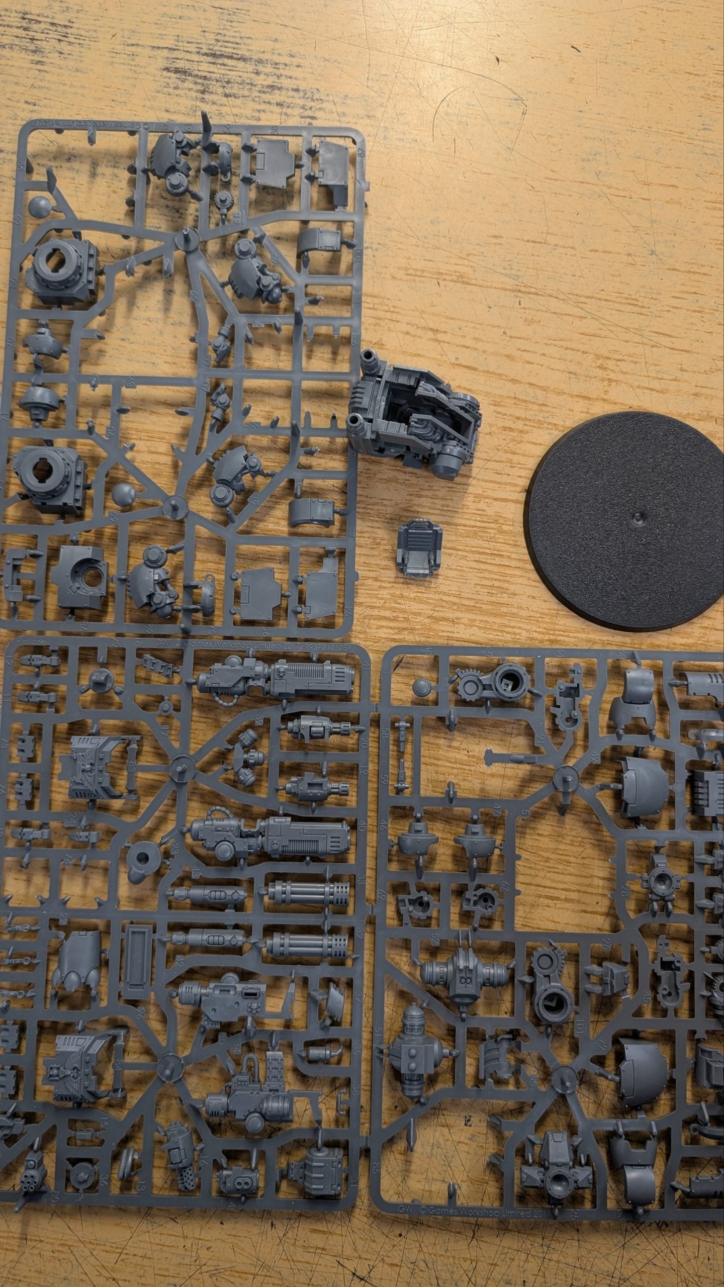 Space Marines Redemptor Dreadnought, part built