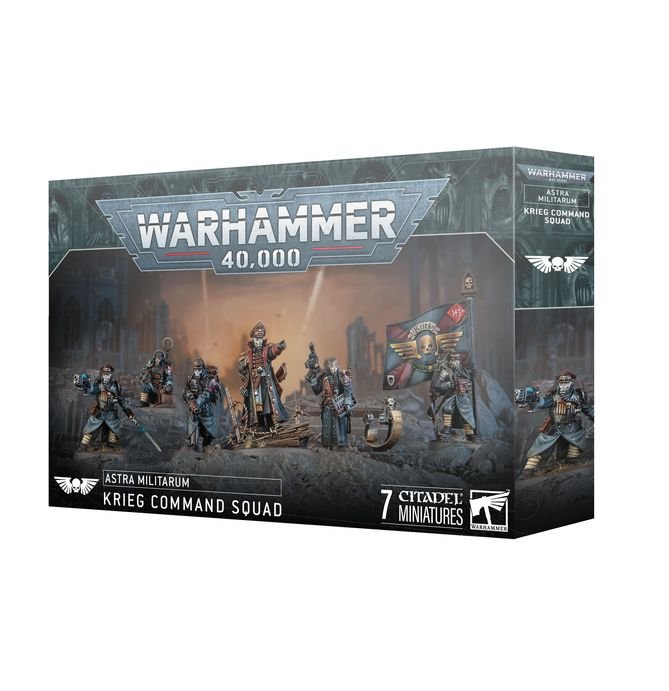 40k Astra Millitarum Krieg Command Squad
