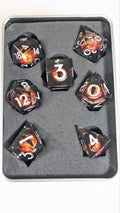 Red Dragon Eye Liquid Core Dice Set