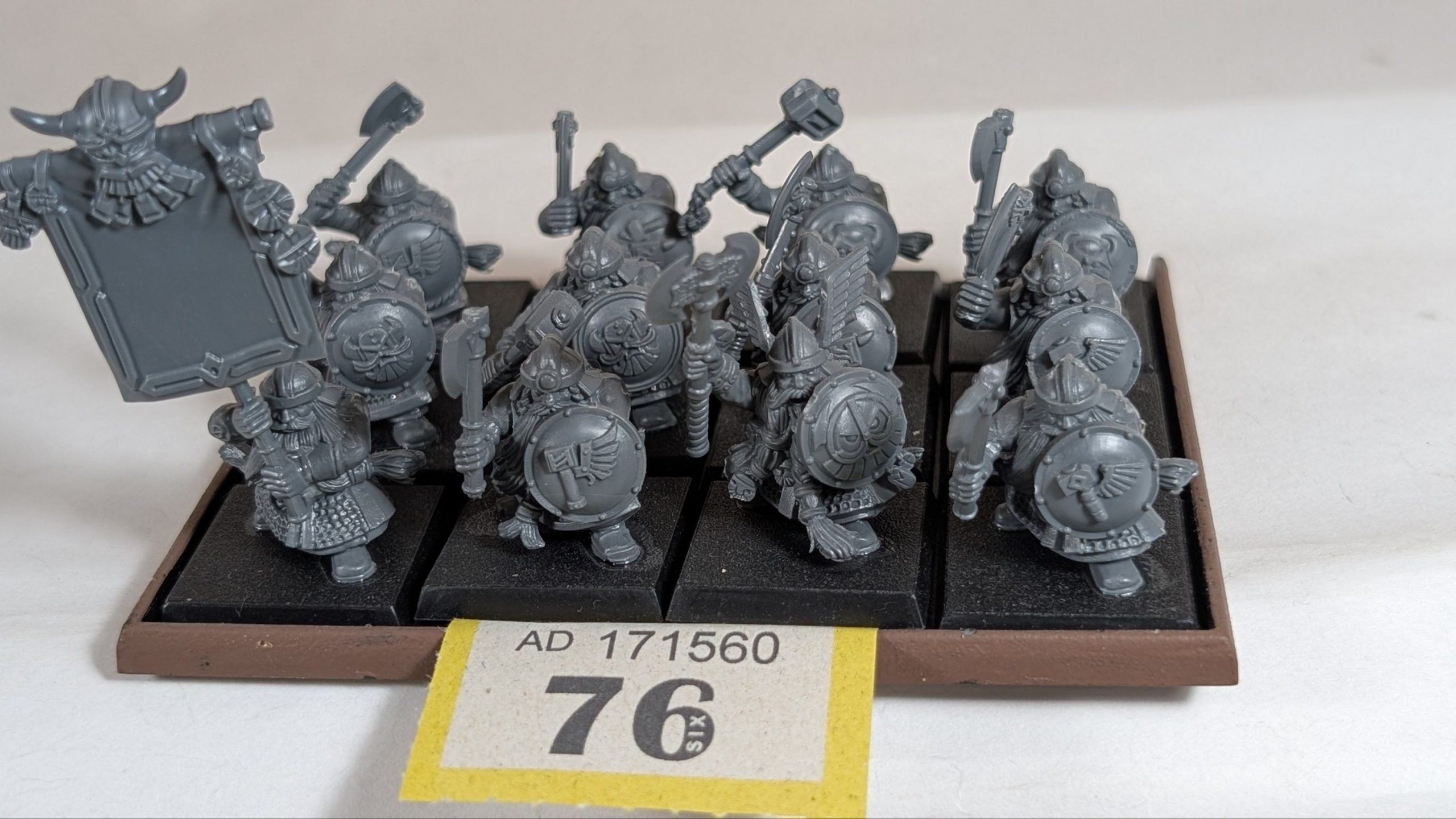 Dwarf Warriors, with Command (12)