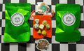Original Mystery Dice Bag - 7 x Polyhedral Dice, RPG Stickers and Dice Bag