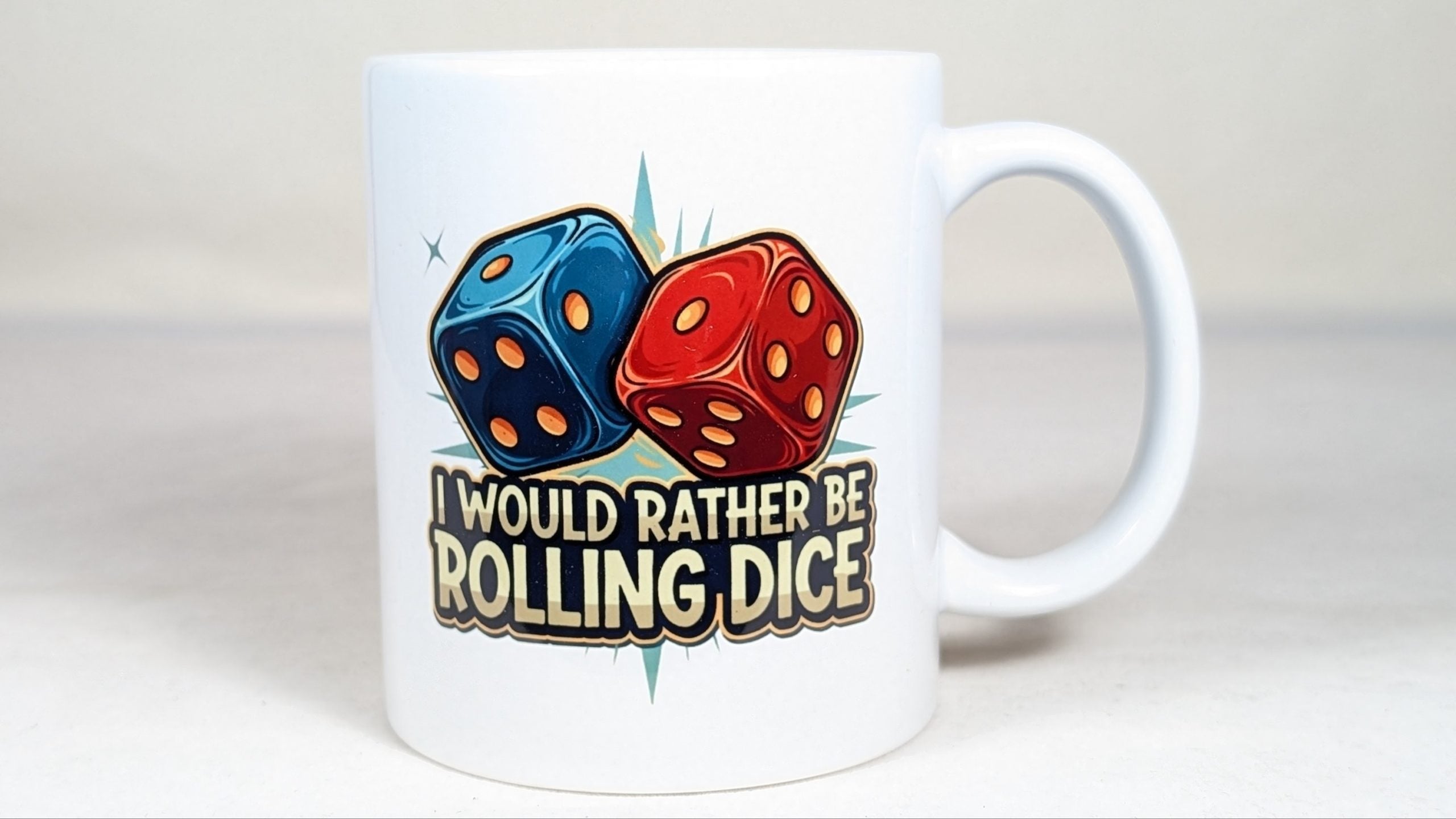 I Would Rather Be Rolling Dice Mug