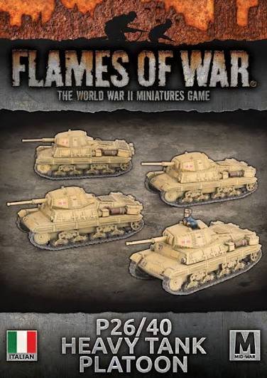 Flames of War P26/40 Heavy Tank Platoon
