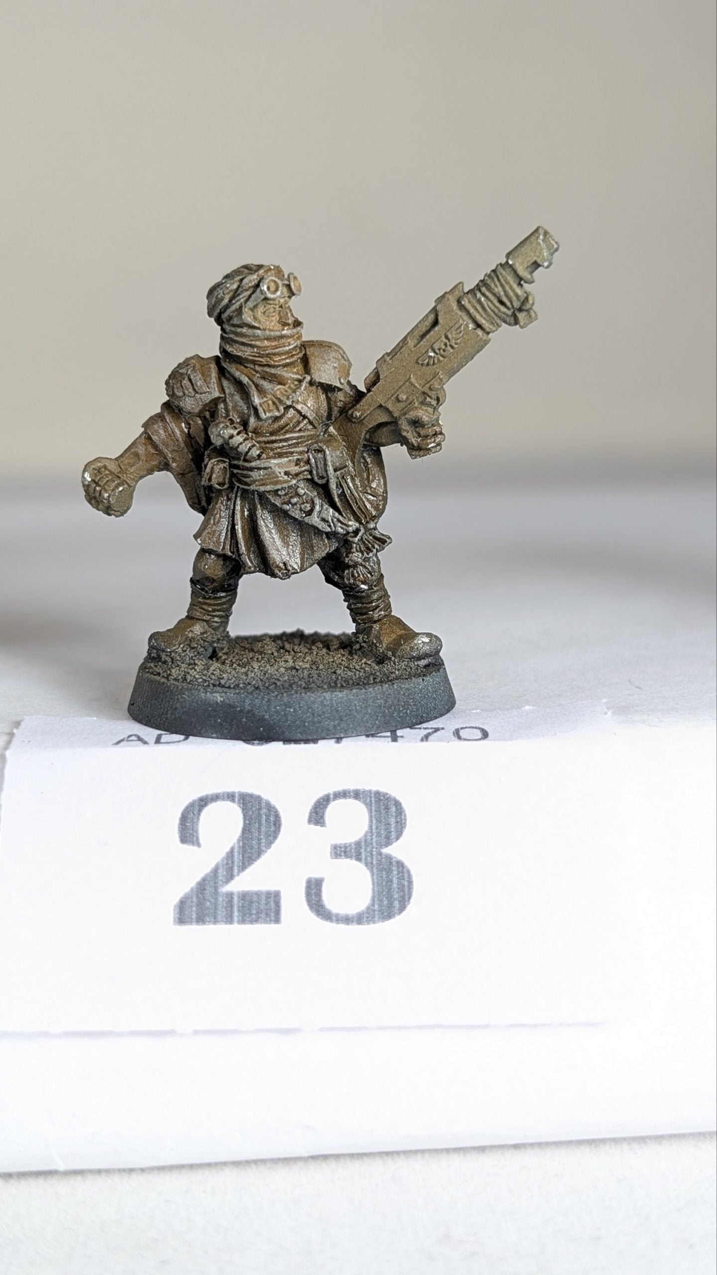 Tallarn Desert Raider Grenade Throwing Guardsman