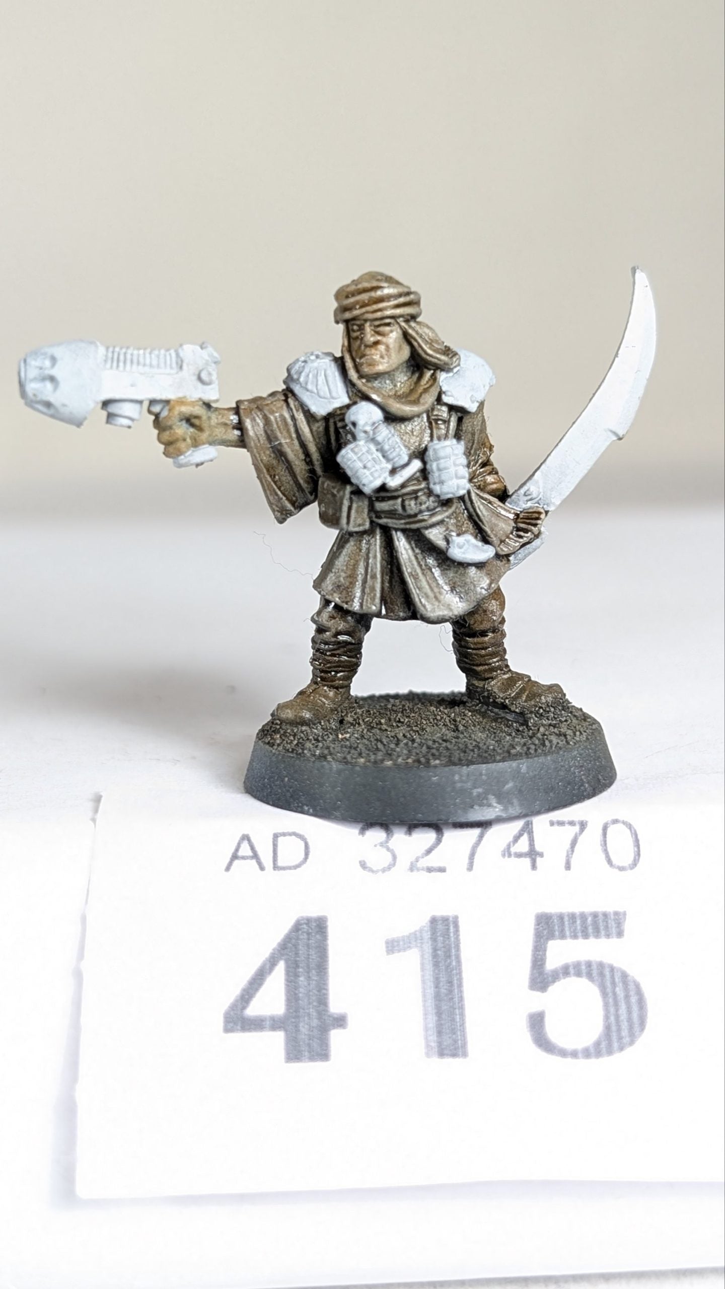 Tallarn Desert Raider Sergeant With Plasma Pistol
