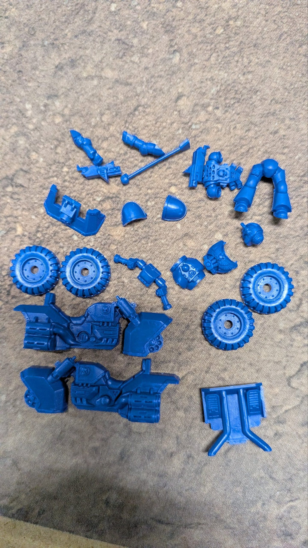 Space Marine Bike (No Box, unbuilt, clipped from Sprue)