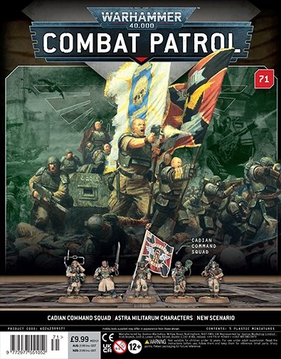 Combat Patrol Issue 71 Cadian Command Squad - Back Order Estimated Delivery 15th July 2026
