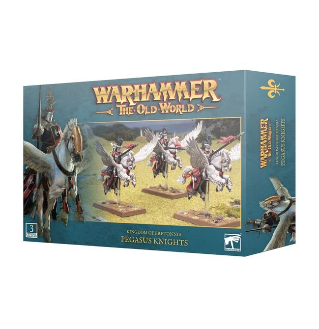 Bretonnian Pegasus Knights, on Sprue, no box.