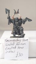Gamesday 2009 Exalted Chaos Hero Metal Model