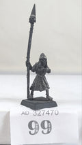 Metal Armoured Skeleton Standard Bearer Grave Guard Command W99