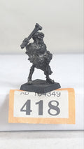 Metal Armoured Skeleton Drummer Musician Command Grave Guard O418