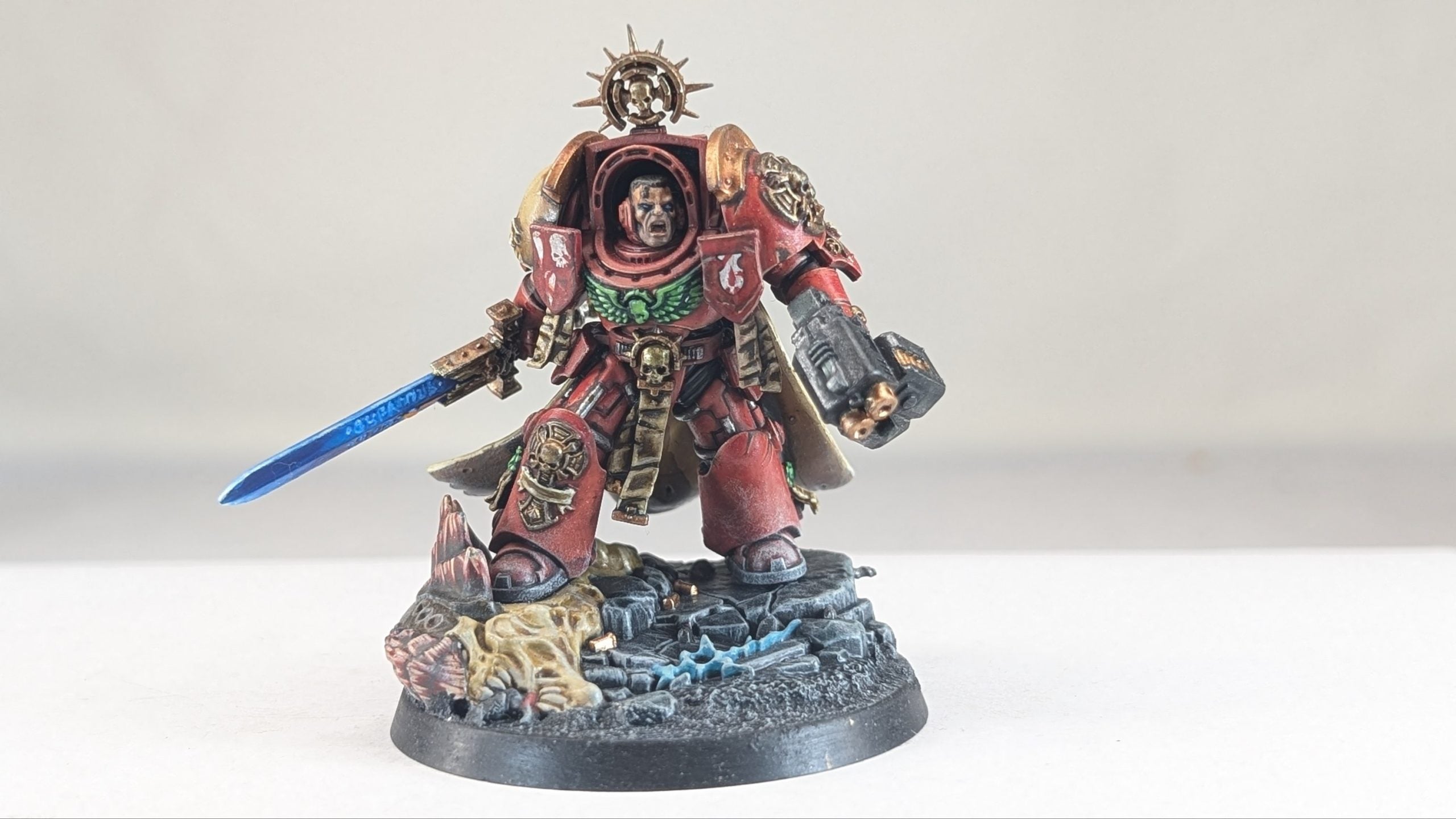Captain in Terminator Armour Pro Painted