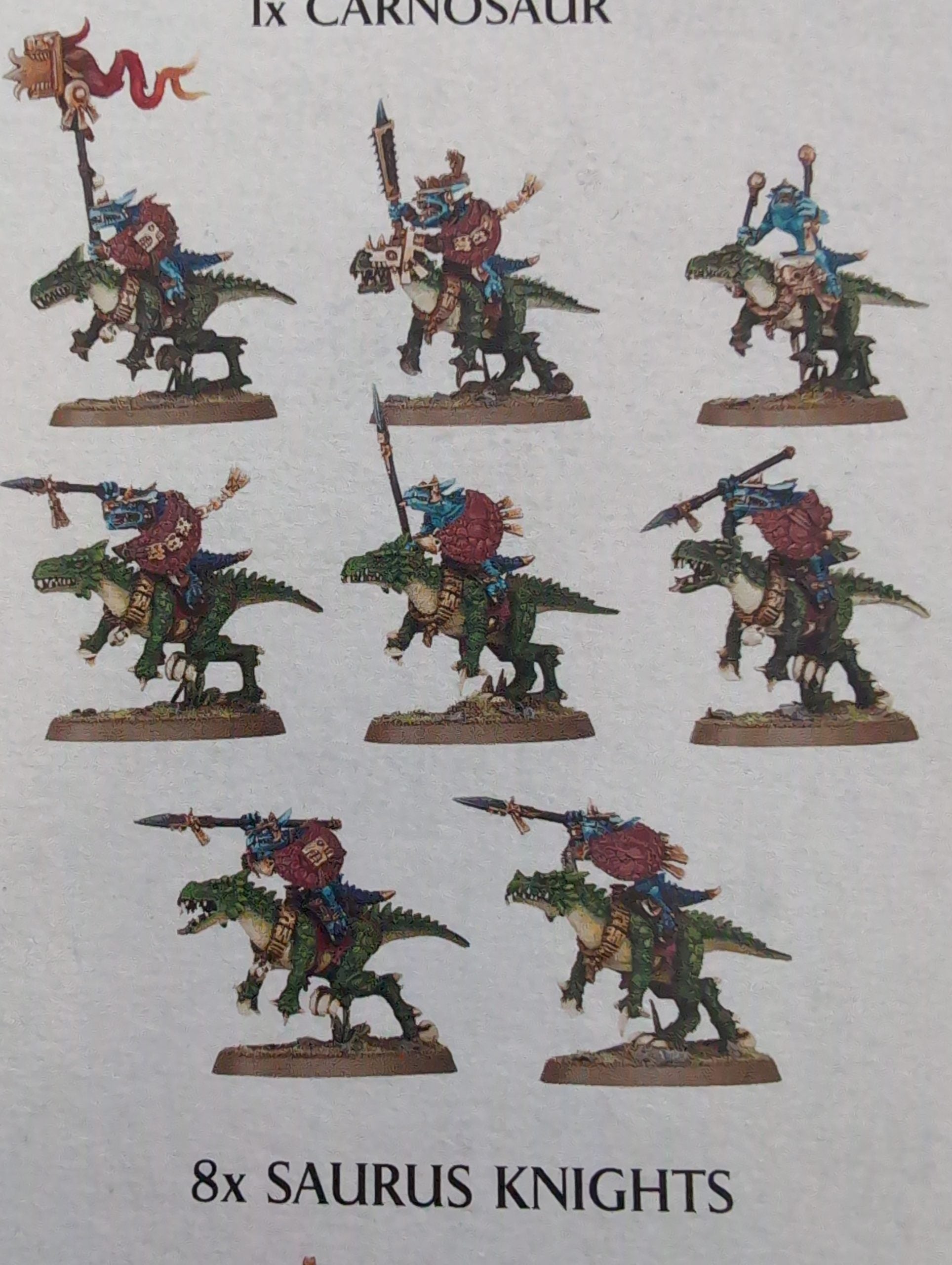 8 x Saurus Knights