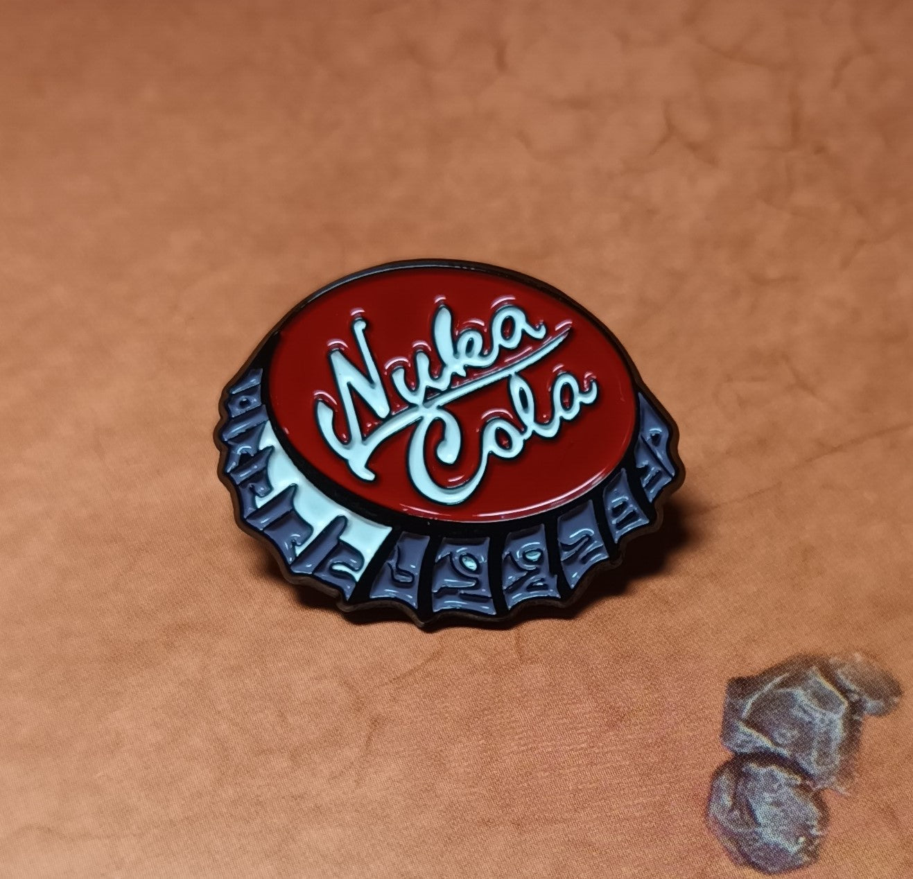 Pin Badge Nuka Cola Red with White