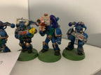 Chaos Space Marines x 6, Metal OOP