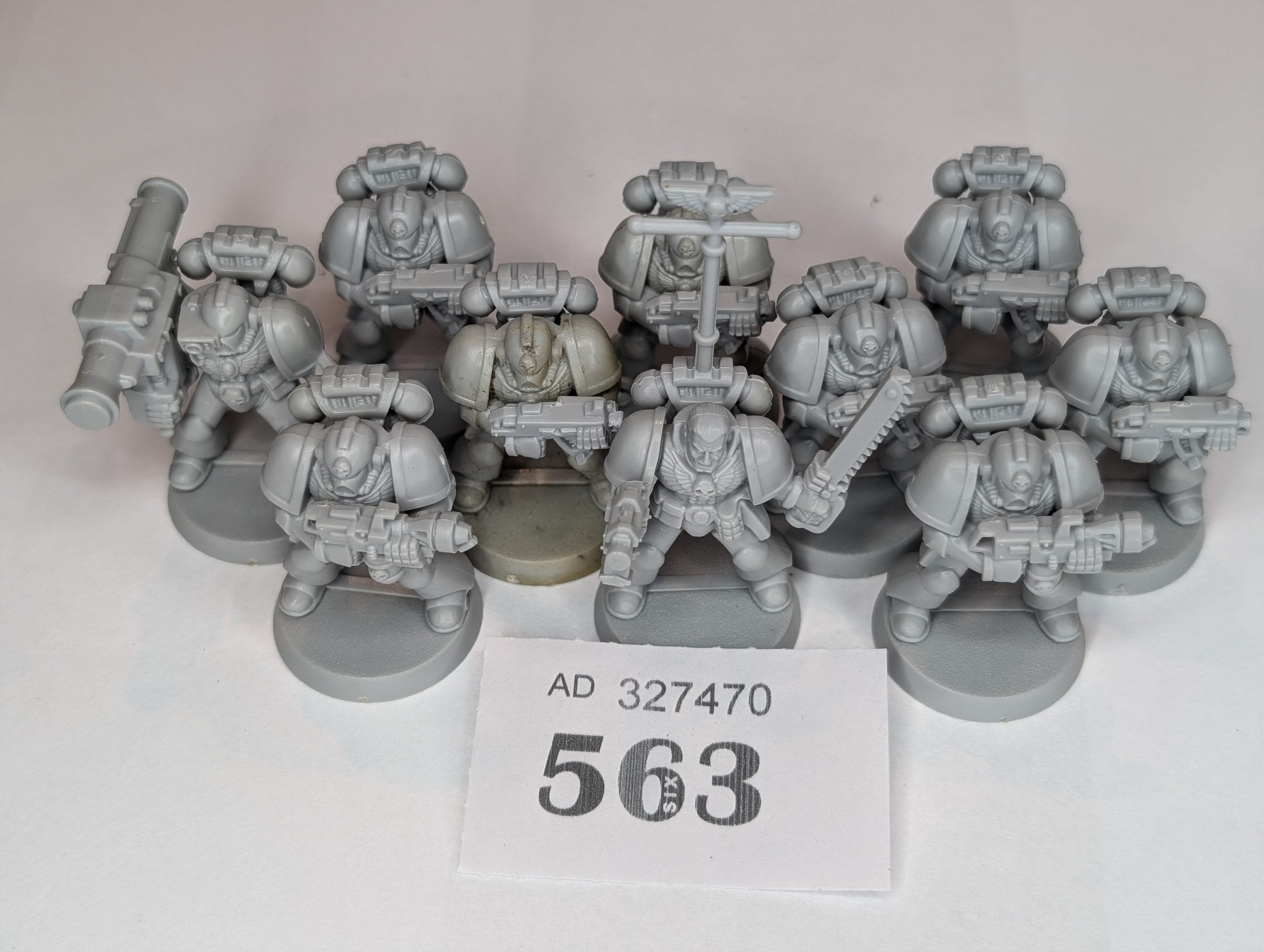 2nd Edition Space Marine Squad plastic 1993