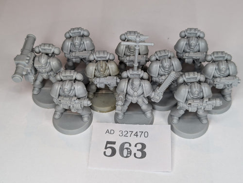 2nd Edition Space Marine Squad plastic 1993
