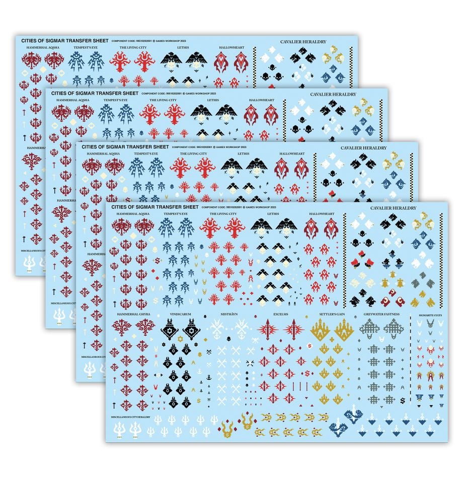 Cities of Sigmar Transfer sheet (Single)