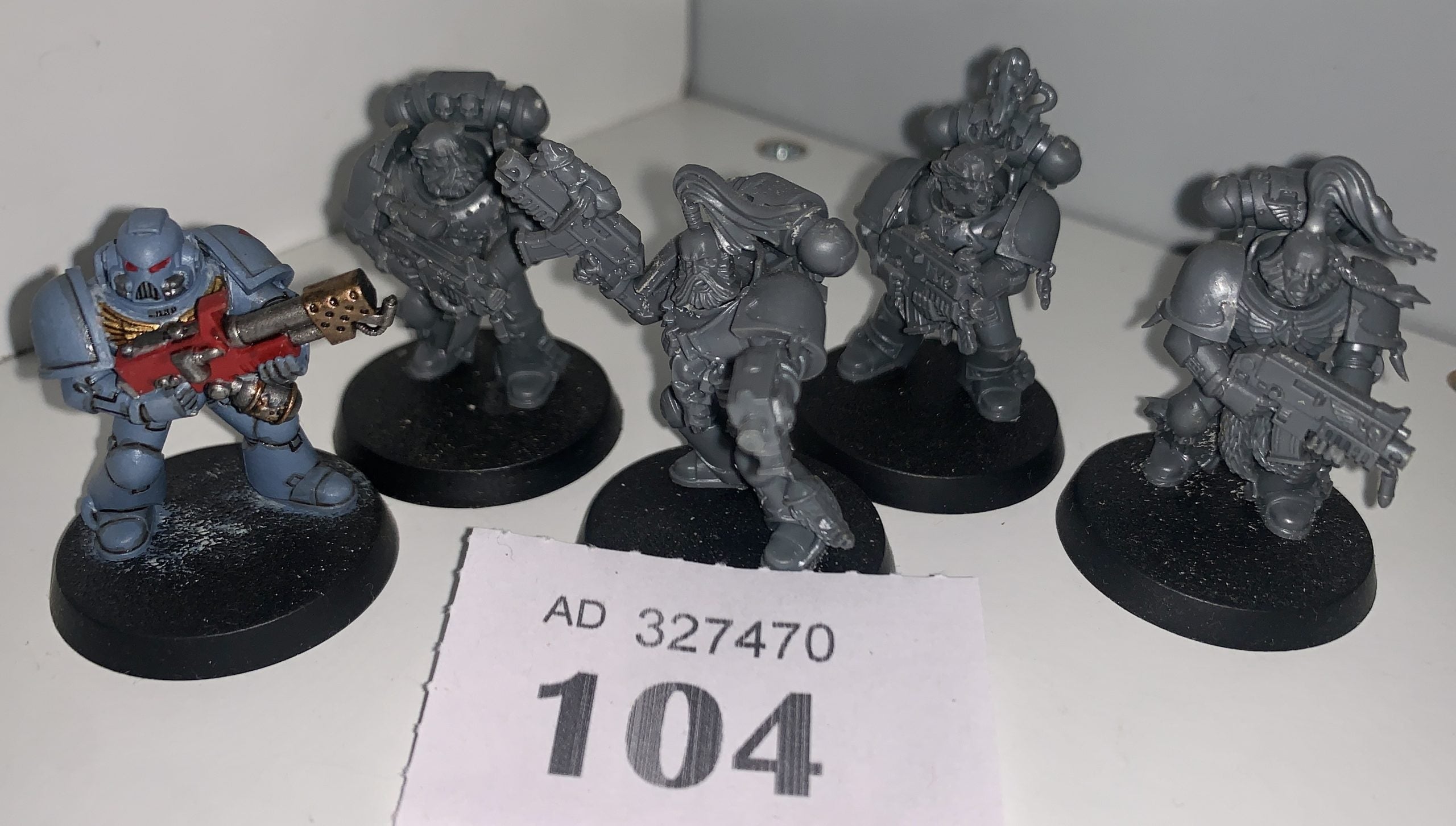 5 Space Wolf Marines