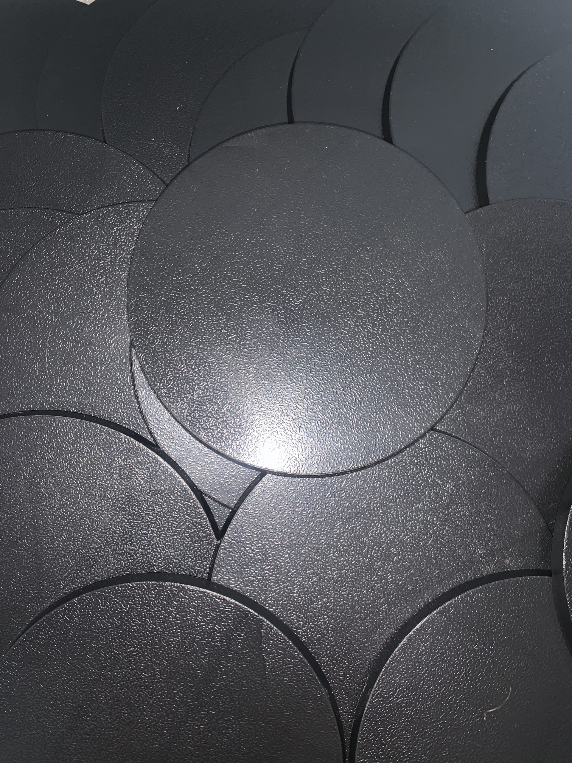 Black Round Base 100mm