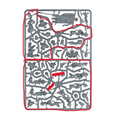 Armageddon Eradicator Squad With Heavy Bolters (New On Sprue)