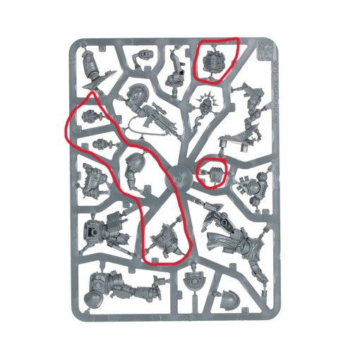 Armageddon Eradicator Squad With Heavy Bolters (New On Sprue)