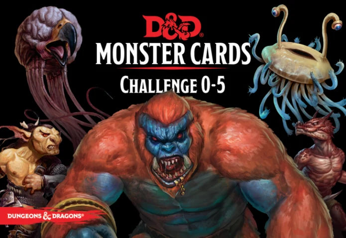 Dungeons & Dragons Spellbook Cards: Monsters 0-5