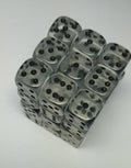 36 x 12mm D6 Gem Clear Dice