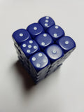 36 x 12mm D6 Opaque Dark Blue Dice