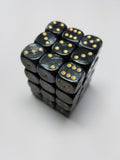Set of D6 Dice Black Mist