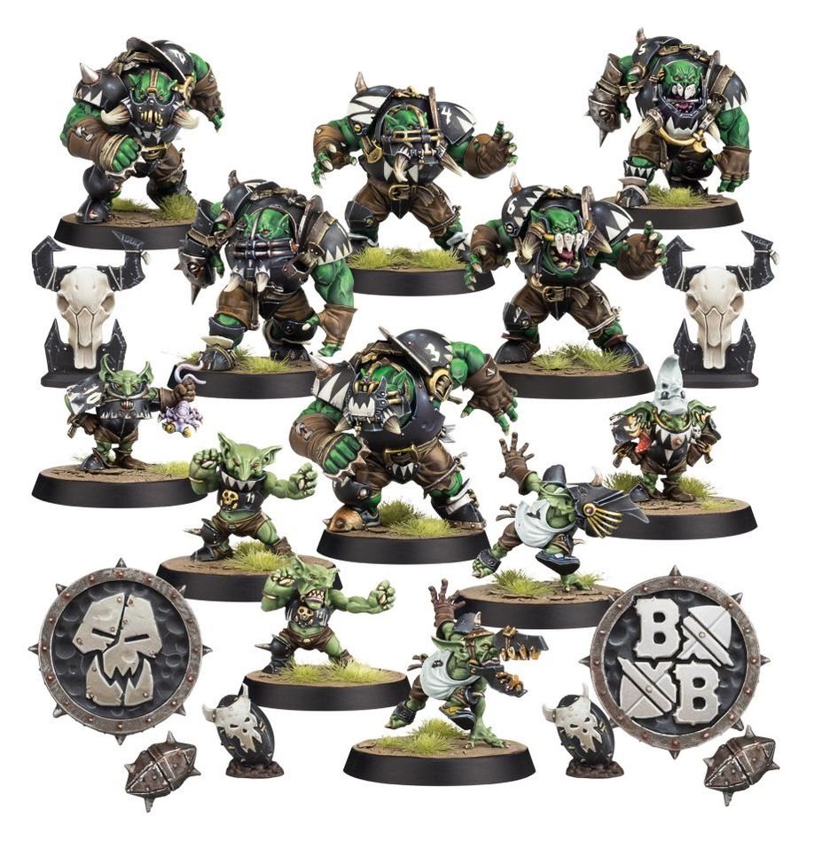 Black Orc Blood Bowl Team (on sprue)