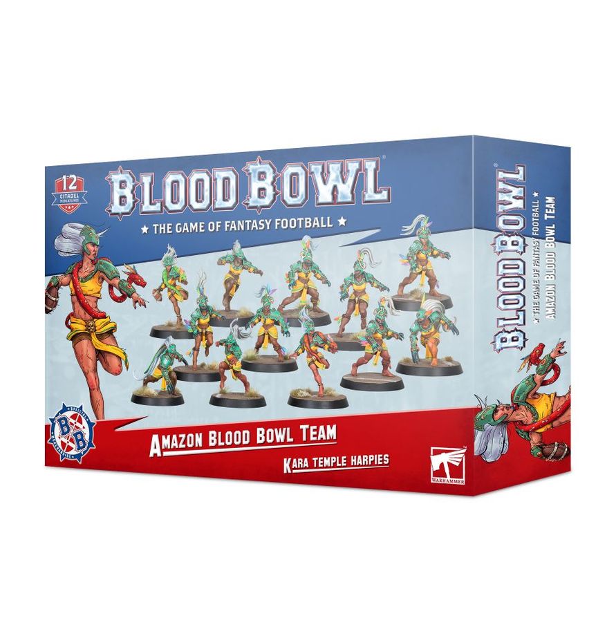 Amazon Blood Bowl Team: Kara Temple Harpies part built