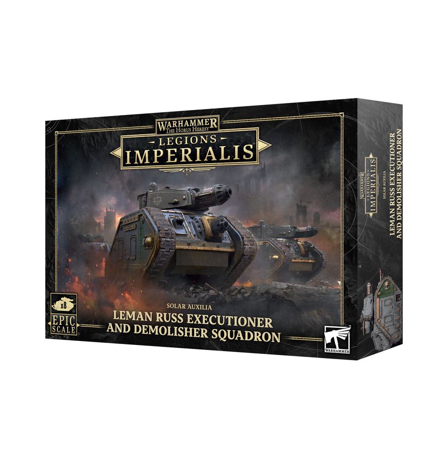 Legions Imperialis: Leman Russ Executioner and Demolisher Squadron (New On Sprue)