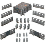 STC Hab-bunker and Stockades Ultimate Starter Set Modular Terrain on sprue