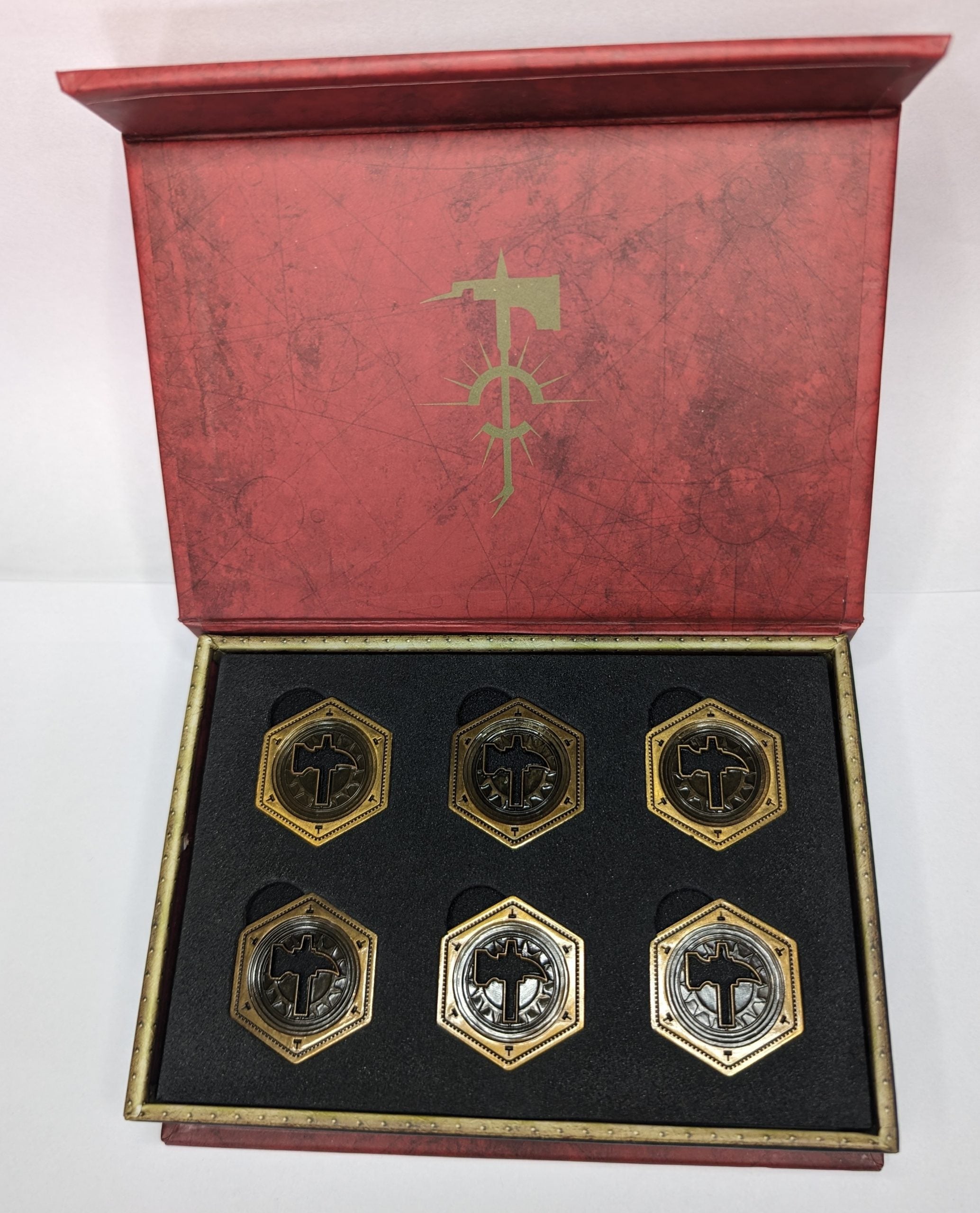 Age of Sigmar Coin Malleus Command Tokens Objective Markers