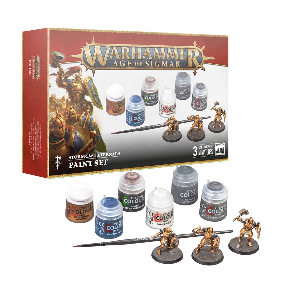 Age of Sigmar Stormcast Eternals Paint Set (4th Edition)