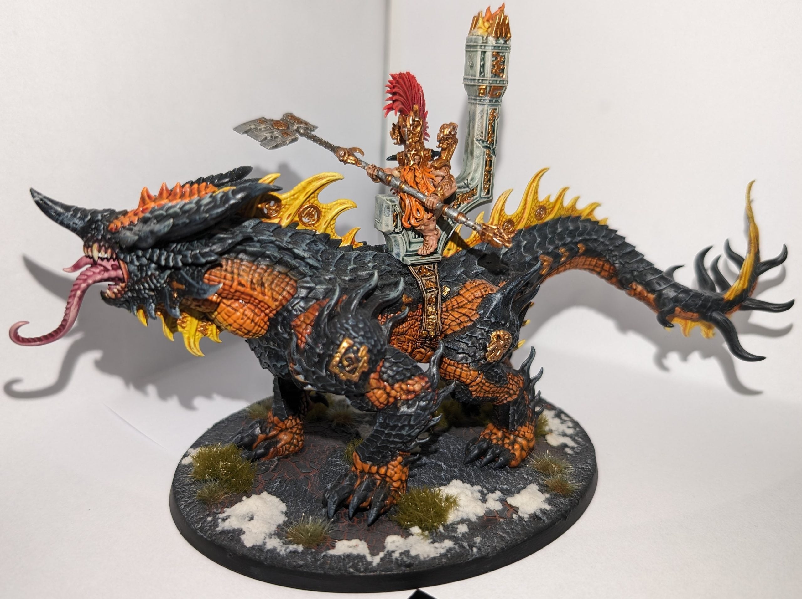 Auric Runefather on Magmadroth
