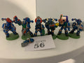 Chaos Space Marines x 6, Metal OOP