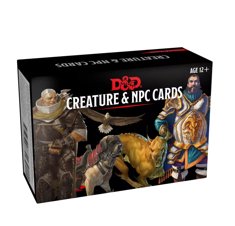 Dungeons & Dragons Creature and NPC cards