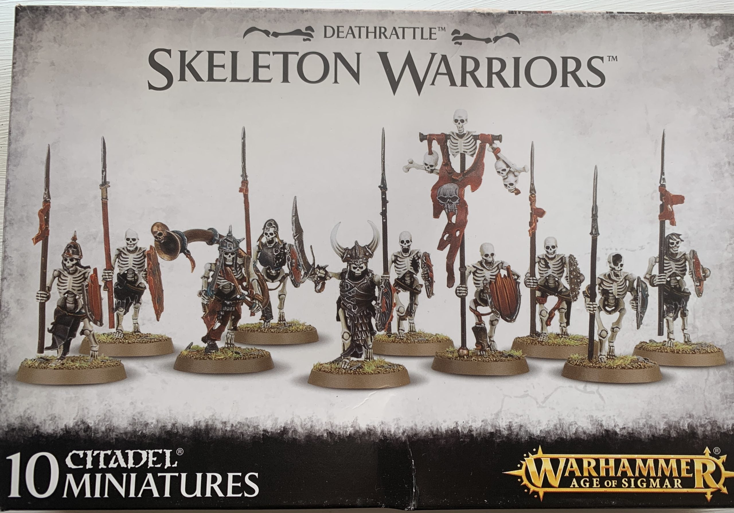 10 Deathrattle Skeleton Warriors, damaged box