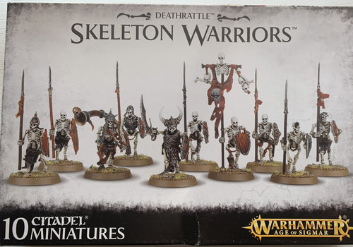 10 Deathrattle Skeleton Warriors, damaged box