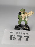 Cadian Guardsman With Flamer Gun 677