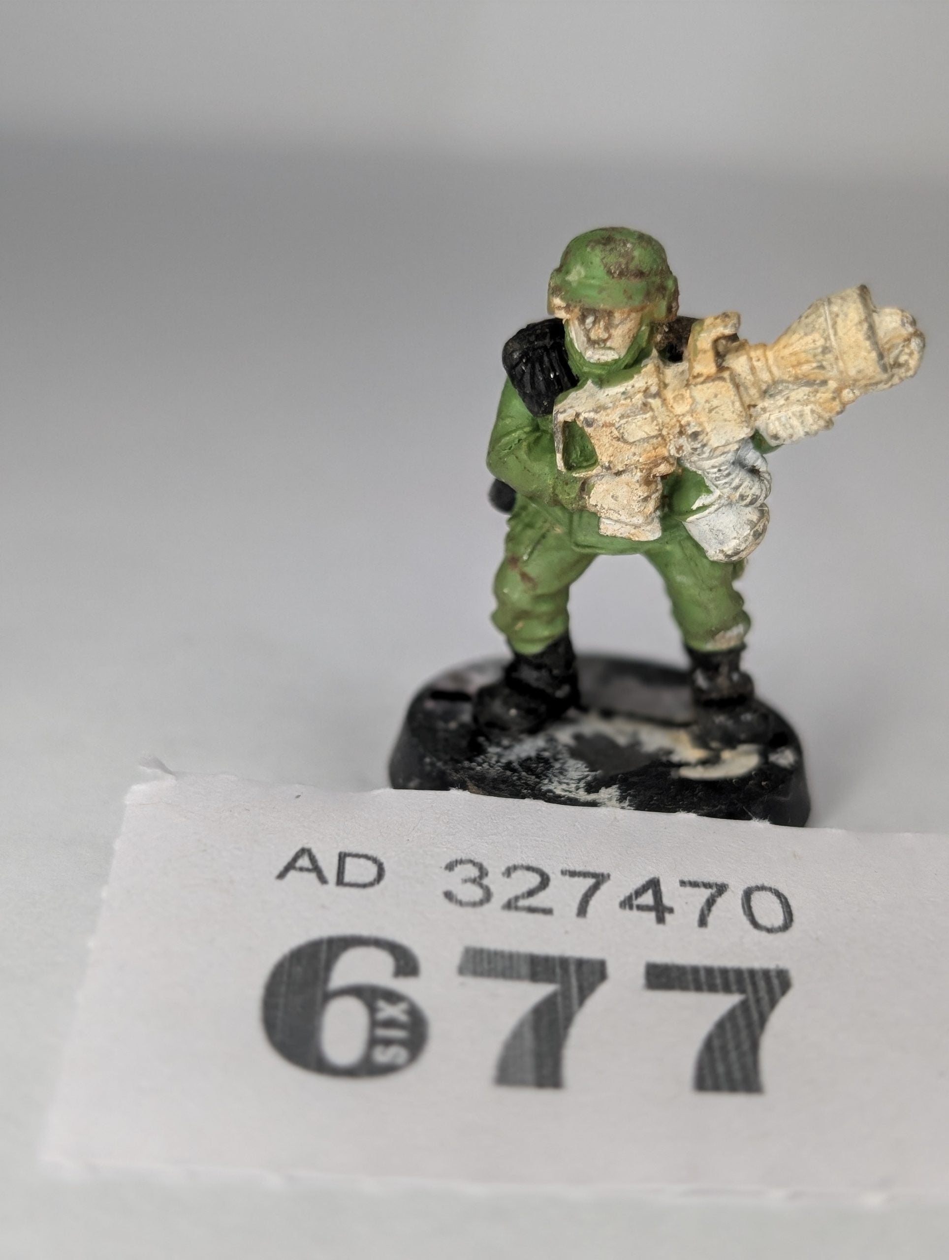 Cadian Guardsman With Flamer Gun 677