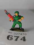 Cadian Guardsman With Lasgun 674