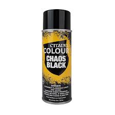 Chaos Black Spray Paint