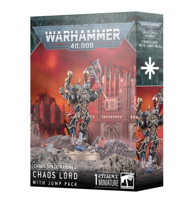 40k Chaos Space Marines Chaos Lord with Jump Pack (On Sprue)