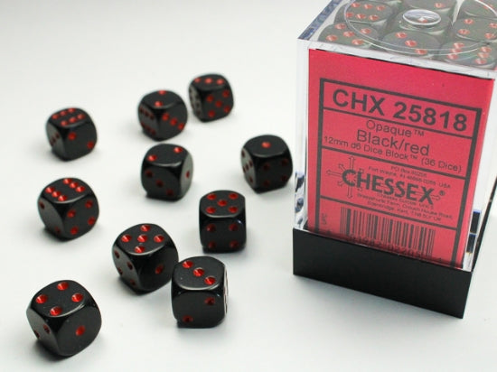 Chessex Black_Red Dice
