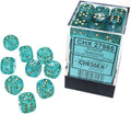 Chessex Dice Teal GITD