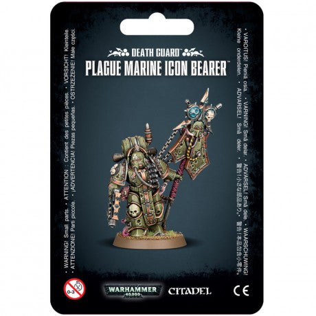 Plague Marine Icon Bearer (on Sprue)
